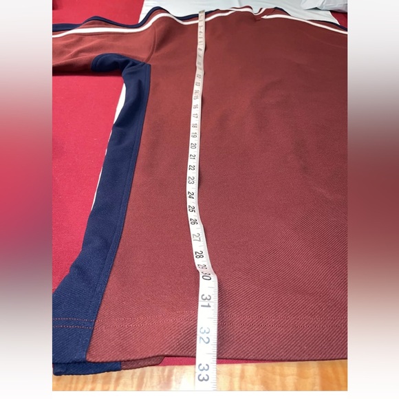 Nike retro brown blue 90s snap up Baseball JERSEY short sleeved Shirt,  men’s XL - Picture 11 of 11